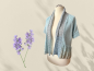 Preview: Raglanjäckchen Elmdon - Strickset