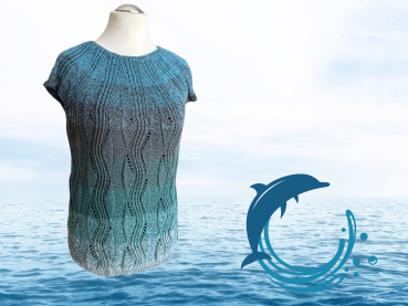 Raglantunika Deep Ocean - Strickset