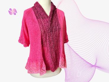 Raglanjacke Flaxton - Strickanleitung
