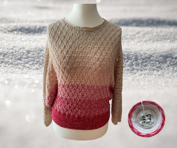 Fledermauspullover Caribet - Strickset
