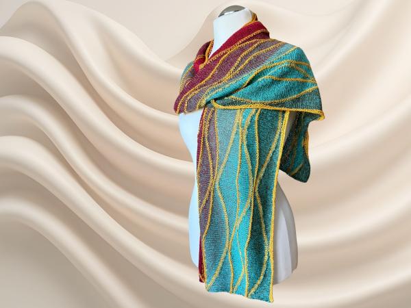 Schal Laola - Strickanleitung - Kopie