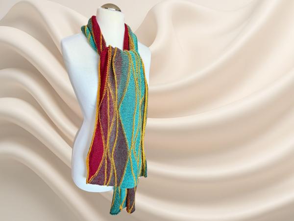 Schal Laola - Strickanleitung - Kopie