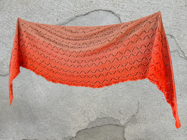Halbrundtuch Rhombus - Strickset