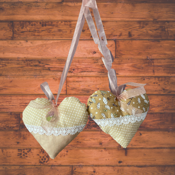 Schwesterherzen 2er-Set (beige)